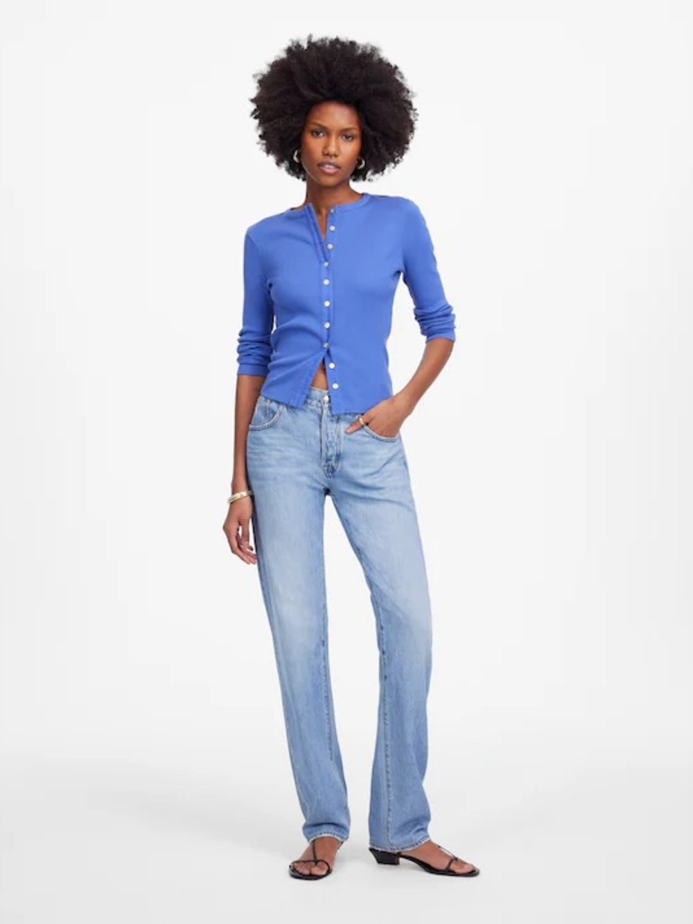 Madewell The Dean Easy Straight-Leg Jeans